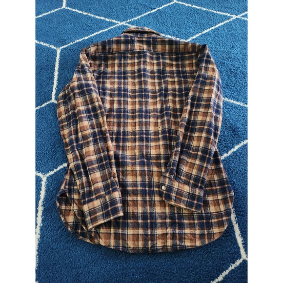 Lobo By Pendleton Men's Long Sleeve 100% Wool Button Up Shirt M - Picture 4 of 8